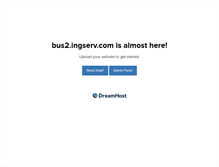 Tablet Screenshot of bus2.ingserv.com